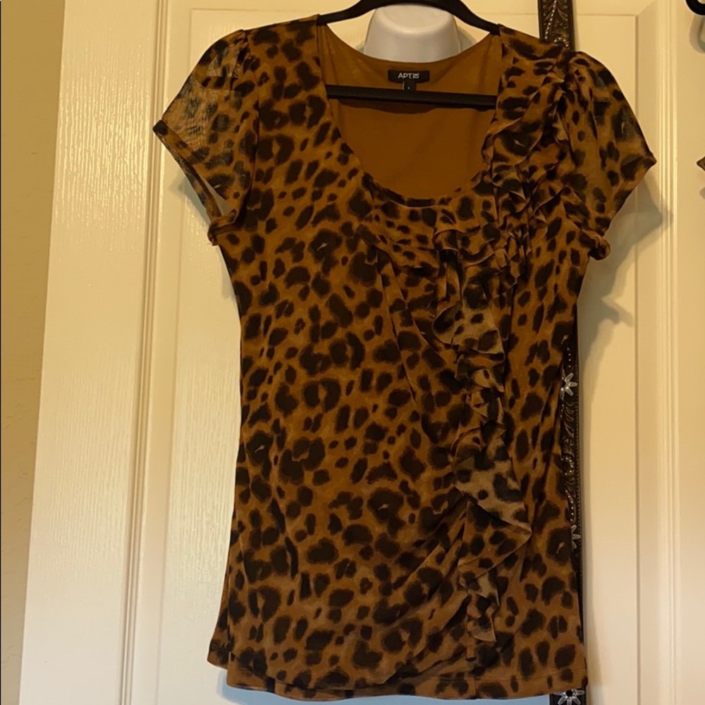 Animal Print Blouse